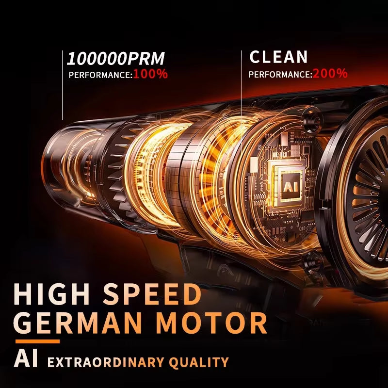 895000PA Car Vacuum Cleaner Cordless Powerful Wireless Car Cleaner Cleaning Machine Handheld Portable Car Vacuum Cleaner