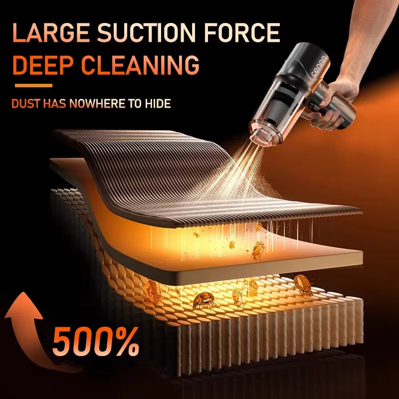 895000PA Car Vacuum Cleaner Cordless Powerful Wireless Car Cleaner Cleaning Machine Handheld Portable Car Vacuum Cleaner